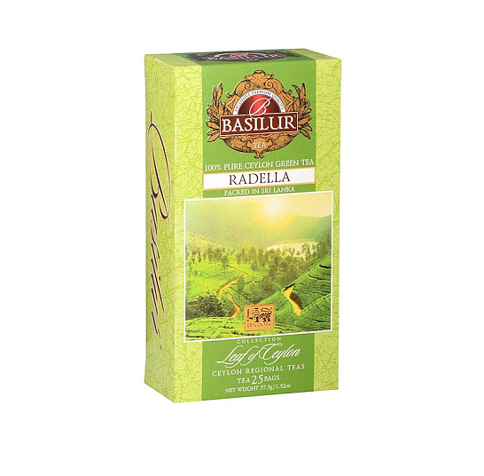 Чай Basilur «Лист Цейлона» Раделла 25 пак.
