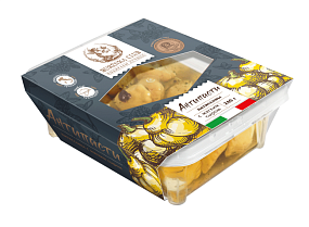 Антипасти патиссоны фаршированные мягким сливочным сыром в масле Burenka Club 240 гр.