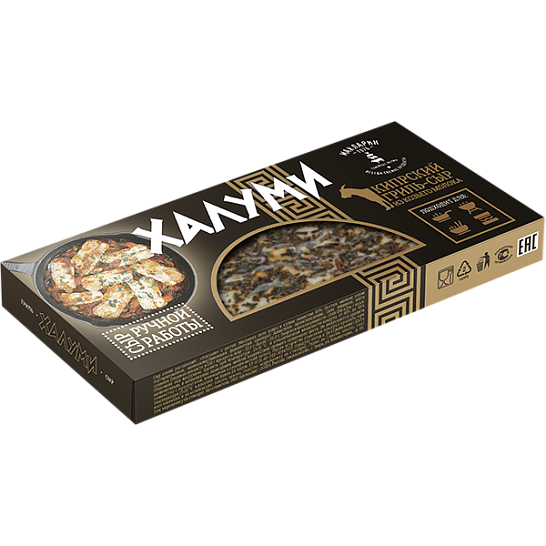 Сыр рассольный из козьего молока «Халуми» с мятой (200 г)